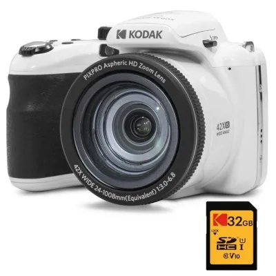 Kodak Pixpro Astro Zoom AZ425 Blanca + SDHC 32GB