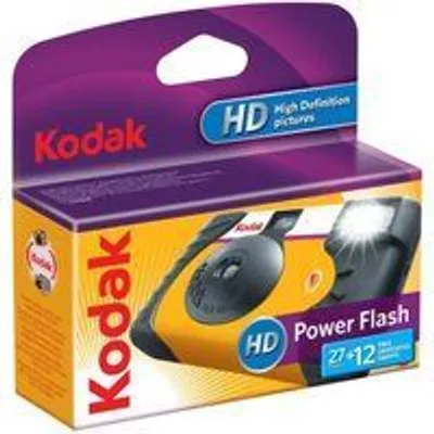 Kodak Power Flash Cámara Analógica Desechable 27+12 Fotos