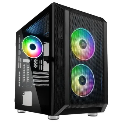 Kolink Citadel Mesh RGB Caja Templado Negra USB 3.0