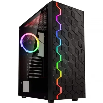 Kolink Inspire K8 Caja con Ventana de Cristal Templado Negro