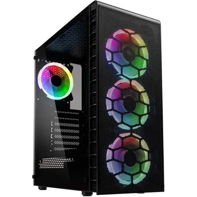 Kolink Observatory Lite Mesh Gabinete con Cristal Templado USB 3.0 Negro