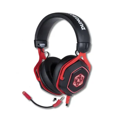 Konix KX DND D20 7.1 USB Wired Gaming Headset Black/Red