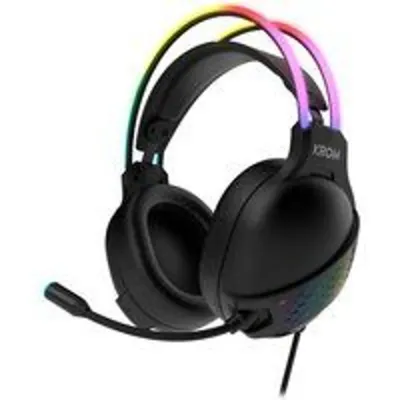 Krom KLAIM RGB Auriculares Gaming Negros