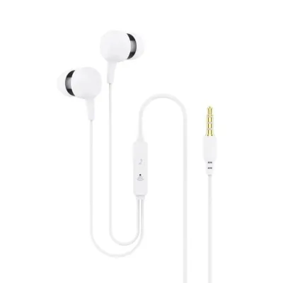Ksix Auriculares Ergonómicos con Micrófono Blancos