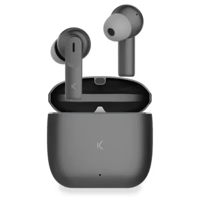 Ksix Meteor Gris Auriculares Inalámbricos Estuche Metálico