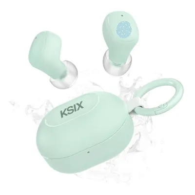 Ksix Neutron Auriculares inalámbricos USB-C 20h Verde