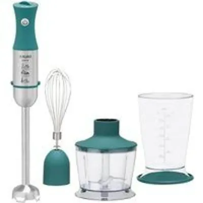 Kubo Batidora de Mano 3 en 1 1000W Verde/Inox