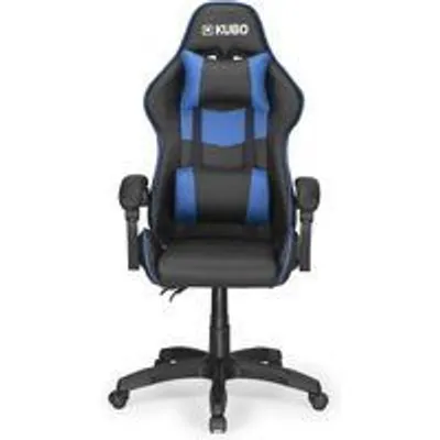 Kubo Silla Gaming Ergonómica con Reposacabezas Negro/Azul