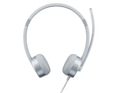Lenovo 100 Stereo Analogue Headset Auriculares Oficina/Centro de llamadas Plata