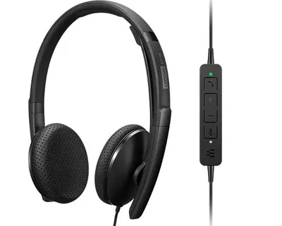 Lenovo 4XD1M39028 auricular y casco Auriculares Alámbrico Diadema USB Tipo C Negro