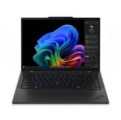 Lenovo ThinkPad T14s Gen 6 (Snapdragon) Copilot+ PC Qualcomm Snapdragon X1E-78-100 Portátil 35,6 cm (14") Pantalla táctil WUXGA 32 GB LPDDR5x-SDRAM 1 TB SSD Wi-Fi 7 (802.11be) Windows 11 Pro Español Negro