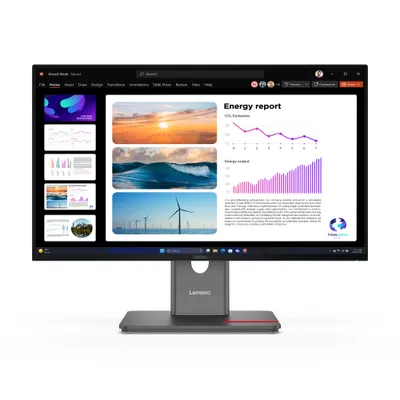 Lenovo ThinkVision P24Q-40 LED display 60,5 cm (23.8") 2560 x 1440 Pixeles Quad HD LCD Negro