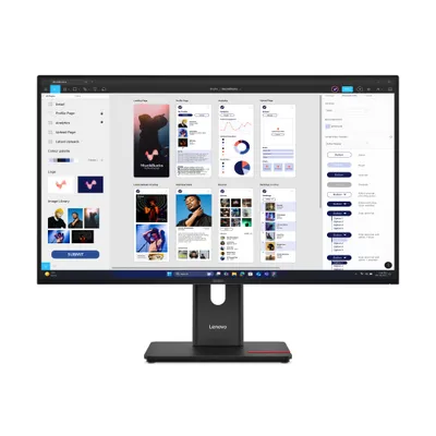 Lenovo ThinkVision T32UD-40 LED display 80 cm (31.5") 3840 x 2160 Pixeles 4K Ultra HD LCD Negro