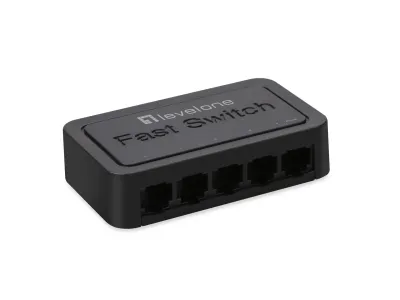 LevelOne FEU-0512 switch No administrado Fast Ethernet (10/100) Negro