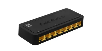 LevelOne FEU-0812 Switch No Administrado 10/100 Ethernet Negro
