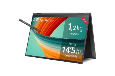 LG 14T90R-G.AA75B Portátil Intel Core i7 14" Touch WUXGA 16GB LPDDR5 512GB SSD Wi-Fi 6 Windows 11