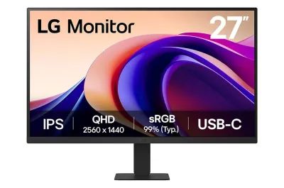 LG 27'' QHD Monitor 2560x1440 Negro