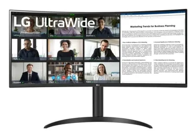 LG 34WR55QK-B 34" WQHD UltraWide PC Monitor