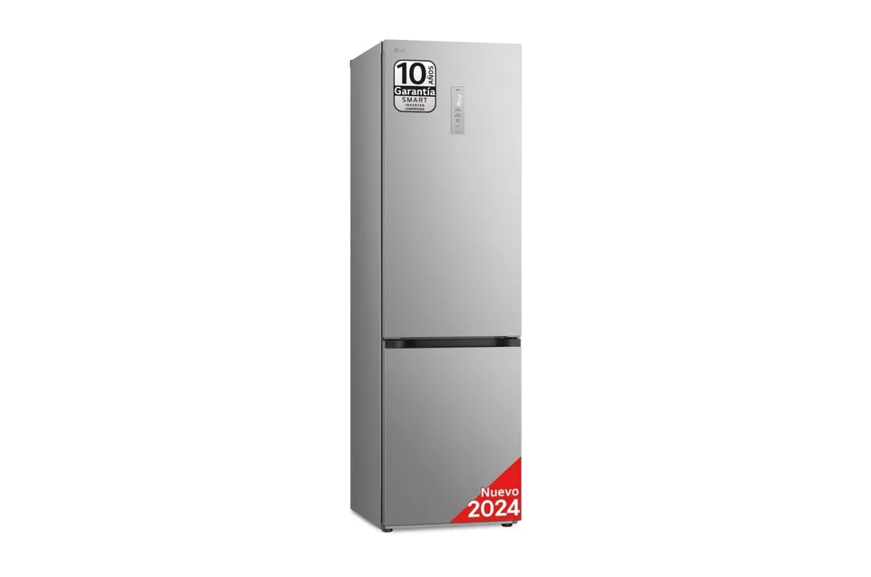 LG GBV5250EPY nevera y congelador Independiente 387 L E Acero inoxidable