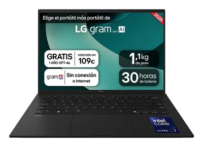 LG Gram 14Z90T Intel Core Ultra 7 255H 14" 32GB 1TB SSD