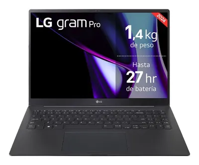 LG Gram Pro 17Z90SP Intel Core Ultra 7 155H Portátil 43,2 cm (17") WQXGA 32 GB LPDDR5-SDRAM 1 TB SSD NVIDIA GeForce RTX 3050 Wi-Fi 6E (802.11ax) Windows 11 Home Español Negro