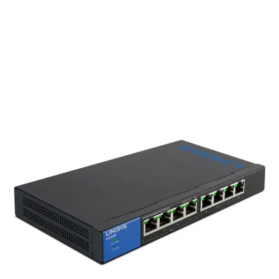 Linksys LGS108P Conmutador PoE Gigabit de escritorio 8 puertos