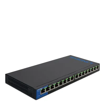Linksys LGS116P Conmutador PoE Gigabit de escritorio 16 puertos