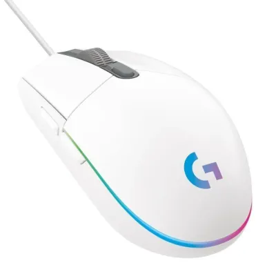 Logitech G203 Lightsync 2nd Gen Ratón 8000DPI RGB Blanco