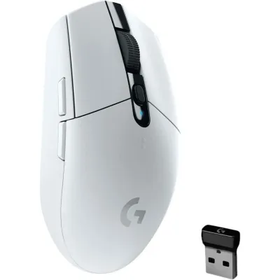 Logitech G305 LightSpeed 12000 DPI Ratón Inalámbrico Blanco