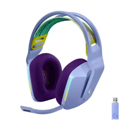 Logitech G733 Lightspeed RGB Auriculares Inalámbricos Lilas