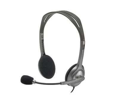 Logitech LGT-H110 Stereo Headset with Noise-Canceling Mic