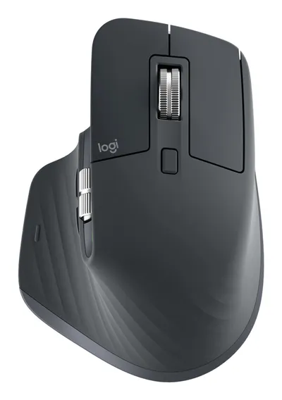Logitech MX Master 3S, ratón inalámbrico de alto rendimiento con desplazamiento ultrarrápido, Ergo, 8000 DPI, seguimiento sobre cristal, clics discretos, Bluetooth, Windows, Linux y Chrome
