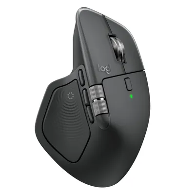 Logitech MX Master 4 ratón Oficina mano derecha RF Wireless + Bluetooth Laser 8000 DPI