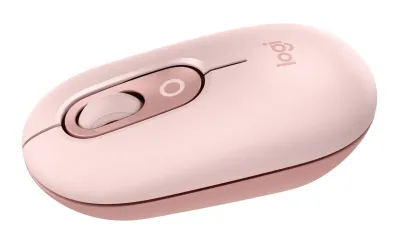 Logitech POP Mouse Bluetooth inalámbrico Easy-Switch Rosa