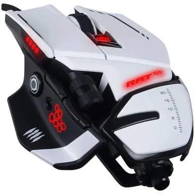 Mad Catz R.A.T. 6+ 12000DPI RGB Blanco