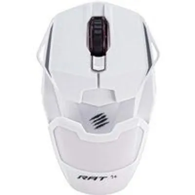 Mad Catz RAT 1+ Ratón Gaming 2000 DPI Blanco