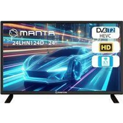 Manta 24LHN124D 24" LED HD con Adaptador 12V