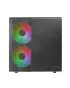 Mars Gaming MC-400 Negro FRGB mATX Cristal Templado Mesh