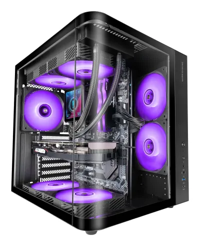 Mars Gaming MC-CURV Midi Tower Negro