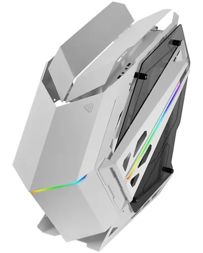 Mars Gaming MC-TITAN Blanco RGB XXL ATX con Hub ARGB y Mando