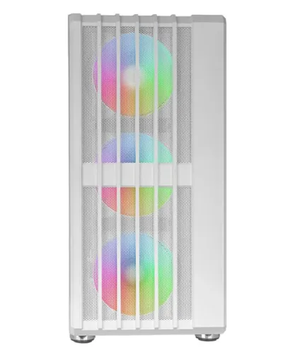 Mars Gaming MC-VAULT Blanco ATX Semitorre ARGB 4x120mm