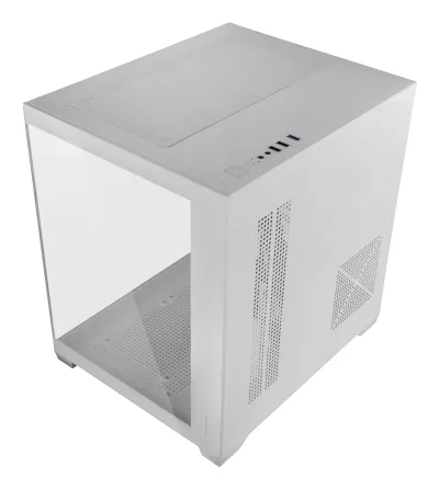 Mars Gaming MC-VIEW2W Mini Torre Blanco