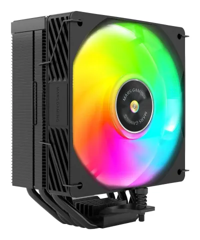 Mars Gaming MCPUX5ARGB 120mm ARGB CPU Air Cooler Black