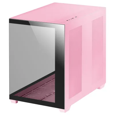 Mars Gaming MCV4 Rosa Torre Gaming E-ATX Ventana Cristal Templado Modular