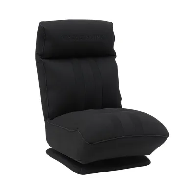 Mars Gaming MGC-THRONE, Sofá Gaming Ergonómico, Base con Rotación 360°, Respaldo y Reposacabezas Ajustables, Espuma de Alta Densidad, Diseño Versátil Plegable, Sofá PC con Estructura Robusta, Negro