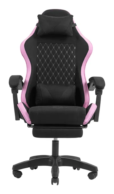Mars Gaming MGC-X Fabric Silla para videojuegos de PC Asiento acolchado Negro, Rosa