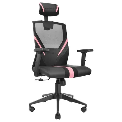Mars Gaming MGCERGOBPK Silla Gaming, Rosa, Grande