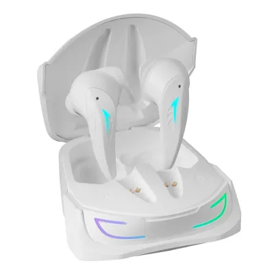Mars Gaming MHI-ULTRA Blanco TWS RGB Flow BT5.3 24H Batería
