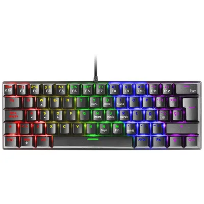Mars Gaming MK60 Teclado Gaming USB QWERTY Español Negro