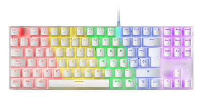 Mars Gaming MK80 Teclado USB Blanco QWERTY Español